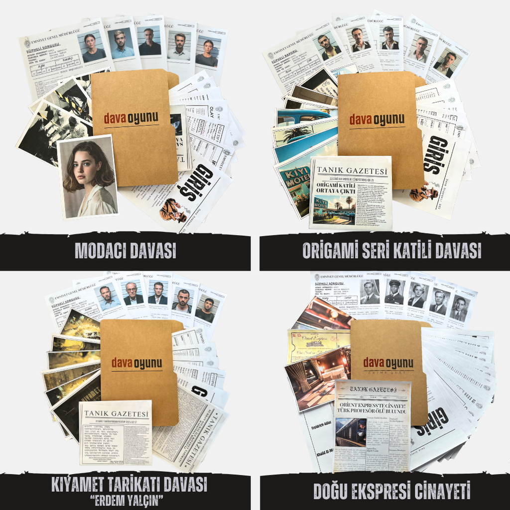 4 FARKLI DAVA DOSYASI TEK PAKETTE "4'LÜ PAKET"