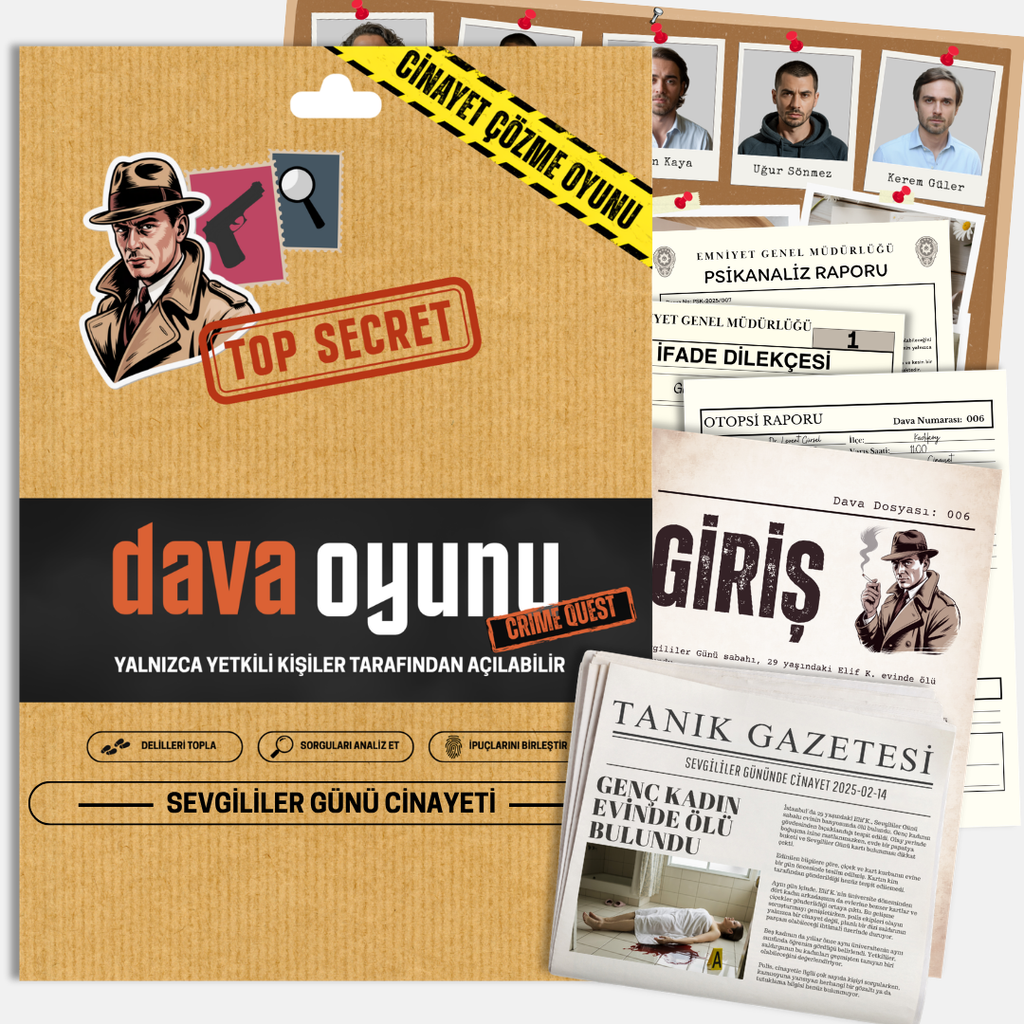 6 FARKLI DAVA DOSYASI TEK PAKETTE "6'LI PAKET"