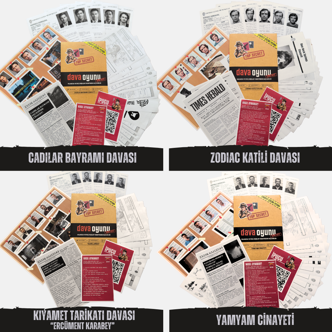 4 FARKLI DAVA DOSYASI TEK PAKETTE "4'LÜ PAKET"