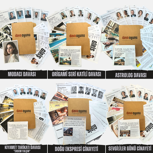 6 FARKLI DAVA DOSYASI TEK PAKETTE "6'LI PAKET"