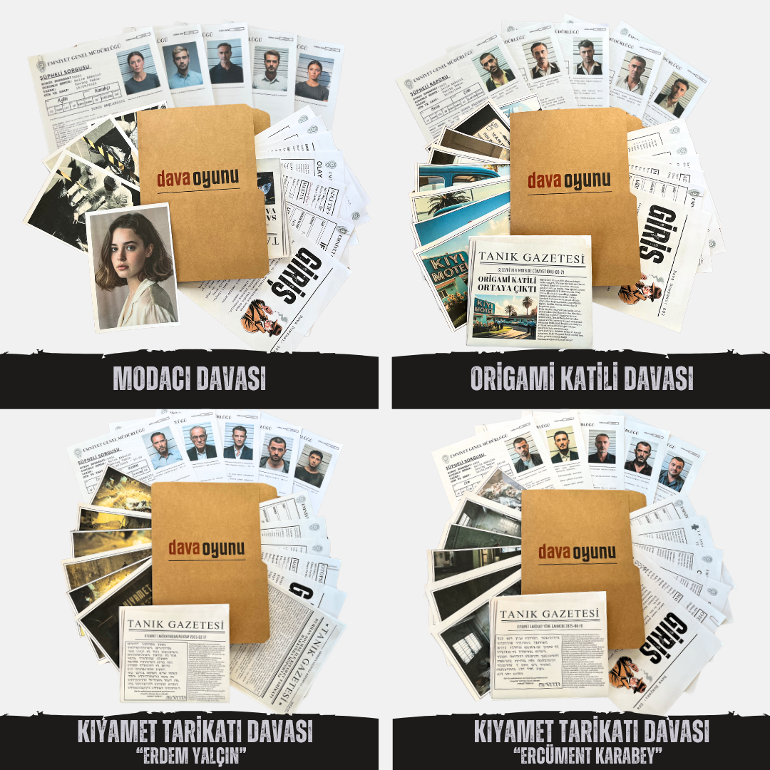 4 FARKLI DAVA DOSYASI TEK PAKETTE "4'LÜ PAKET"