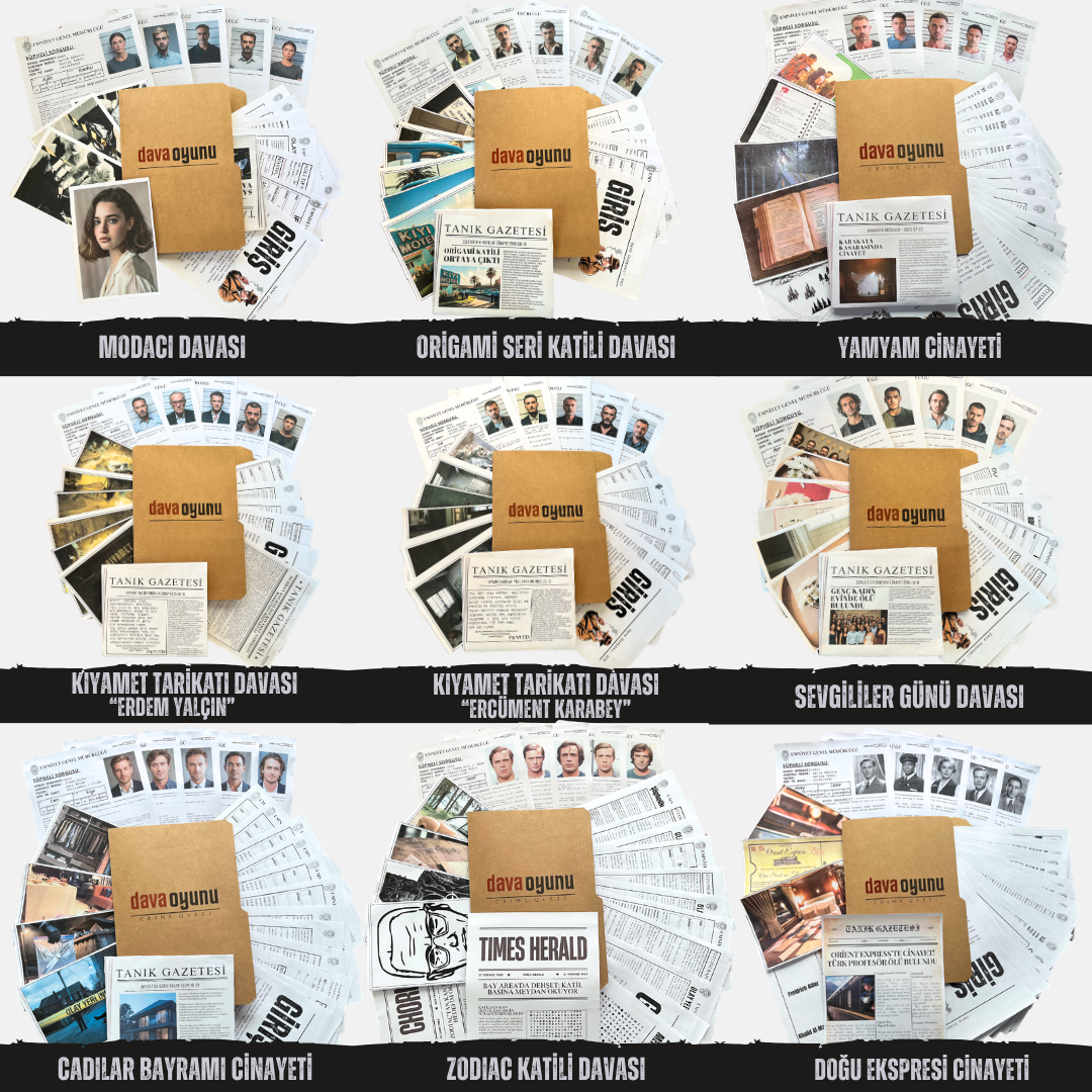 9 FARKLI DAVA DOSYASI TEK PAKETTE "9'Lu PAKET"